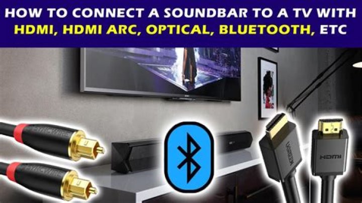 How does a sound bar work with a TV?