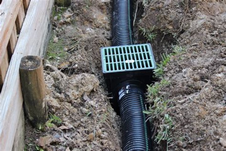 How does a yard drain work like a sewer?