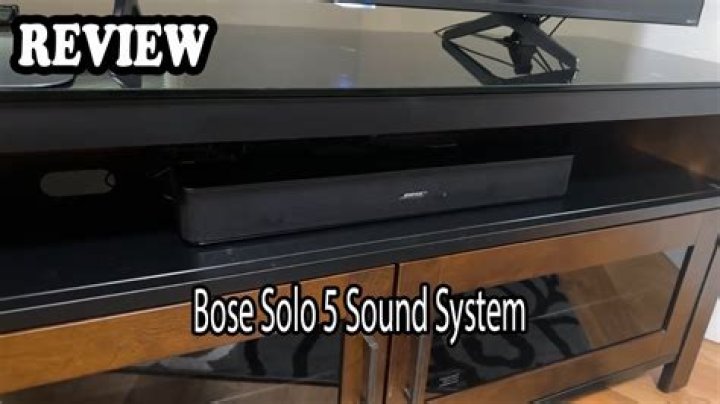 How does Bose solo 5 sound system work?