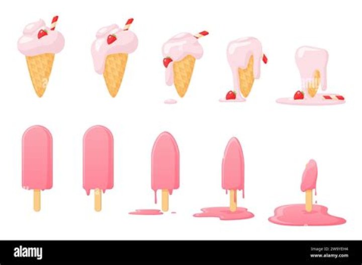 How does ice cream change?