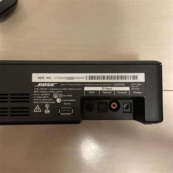 How does the Bose solo work with TV?