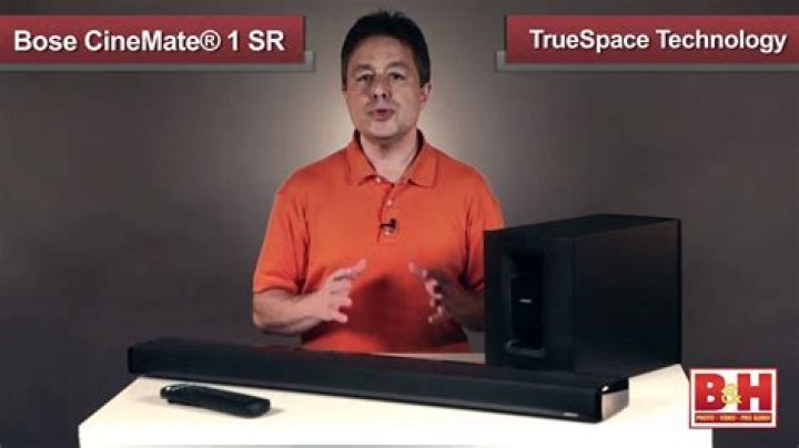 How does the CineMate 1 SR speaker work?
