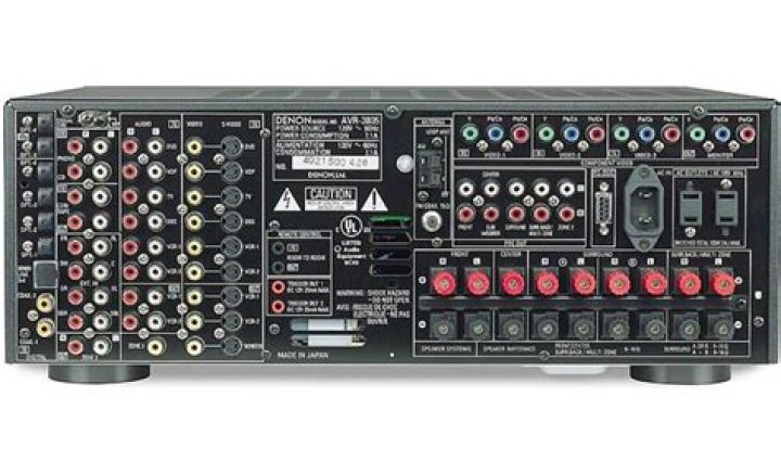 How does the Denon avr-3805 home theater receiver work?