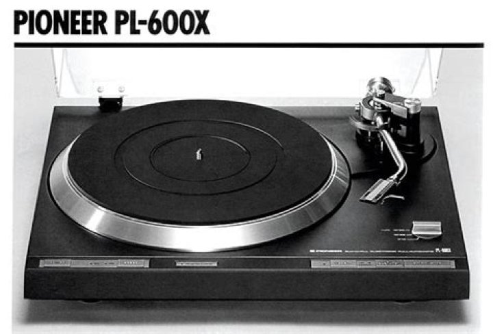 How does the pioneer pl-600 vinyl turntable work?