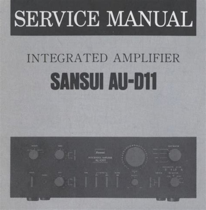 How does the Sansui au-d11 integrated amplifier work?