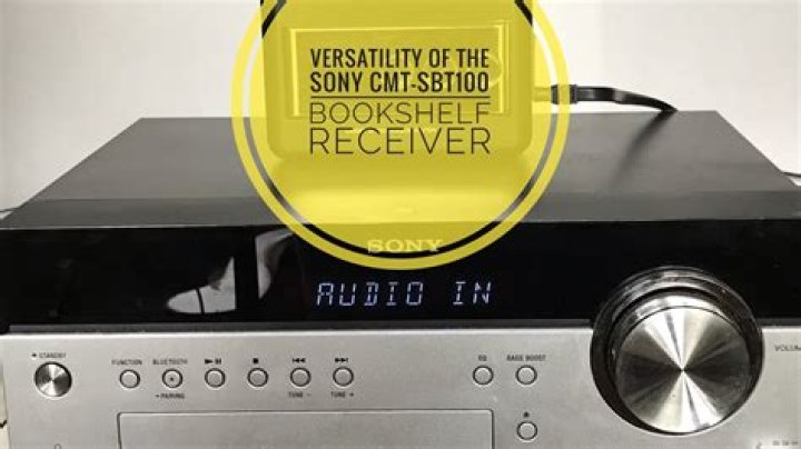 How does the Sony CMT sbt100 work?