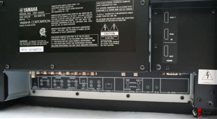 How does the Yamaha ysp-4000 sound projector work?