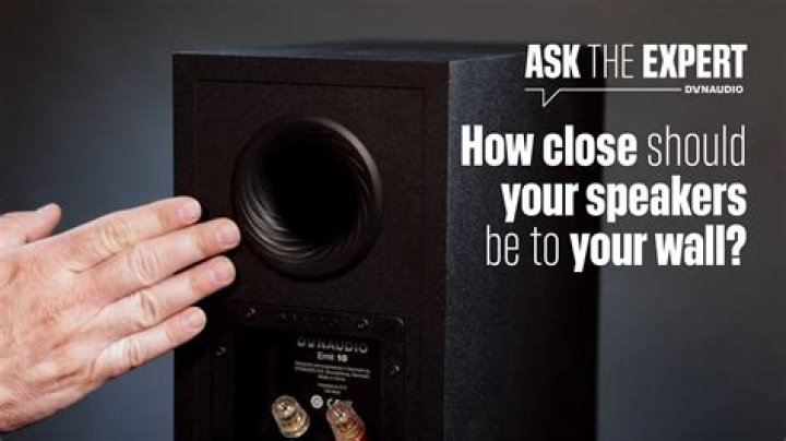 How far should bookshelf speakers be apart?