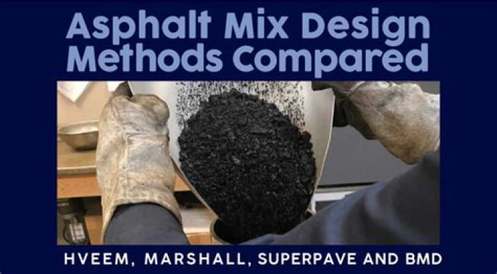 How is asphalt mix design calculated?