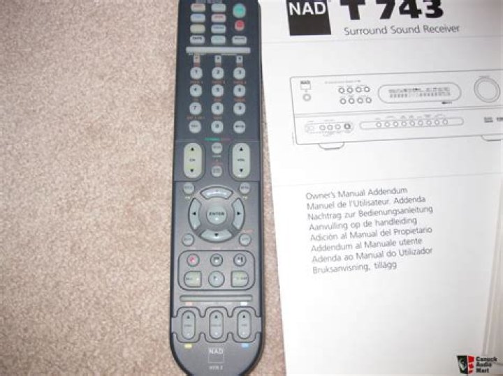 How is the sound quality on the NAD t743?