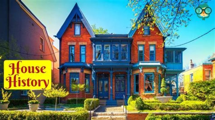 How is the year a house was built determined?