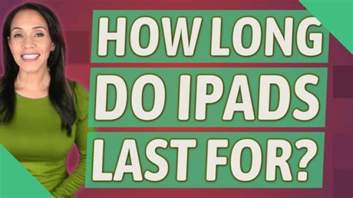 How long do iPads last before they are outdated?