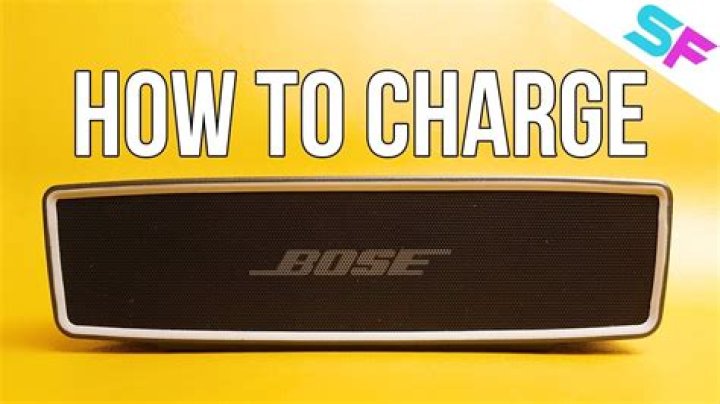 How long does it take to charge Bose SoundLink mini?