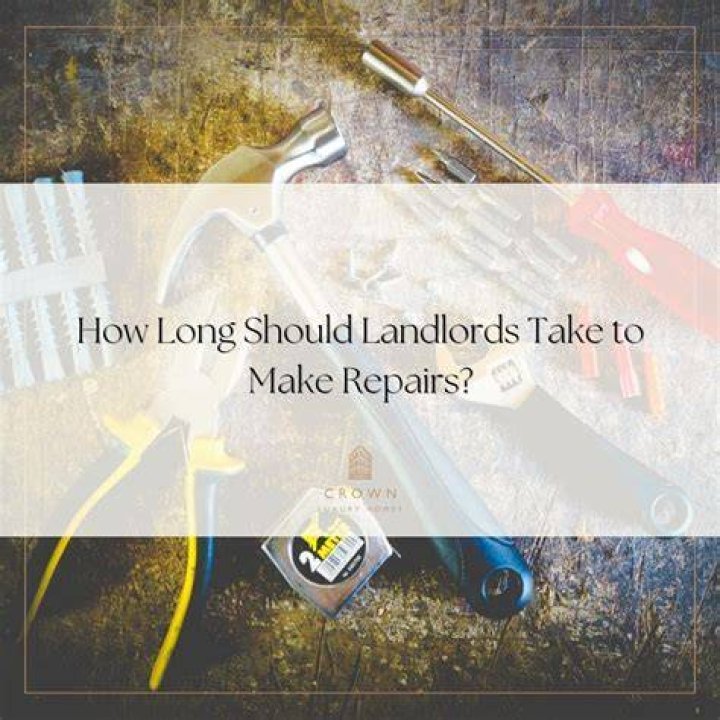 How long should a landlord take to fix a shower?