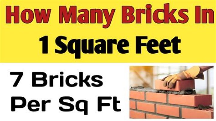 How many bricks make a square Metre?