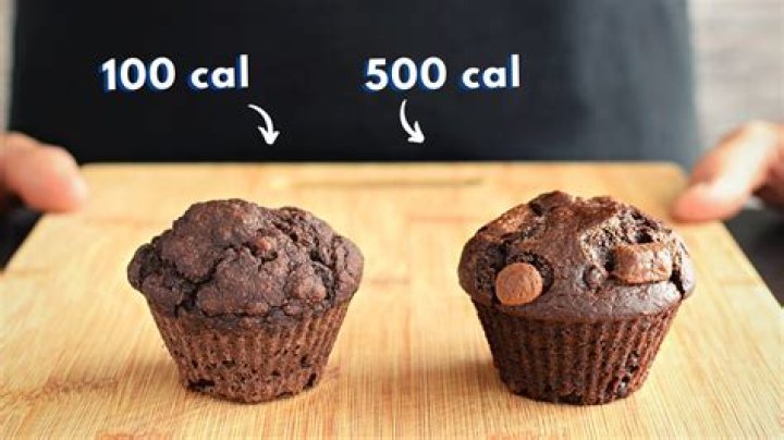 How many calories are in an average muffin?