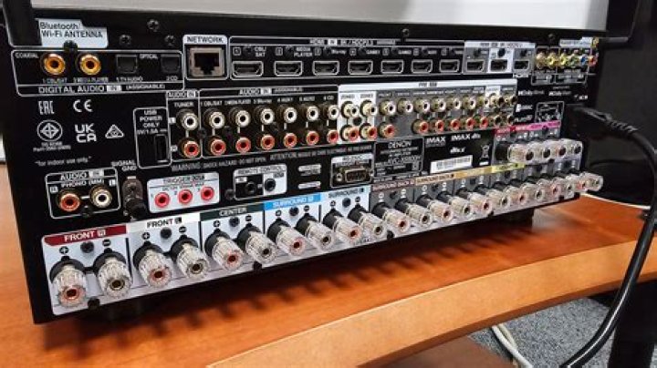 How many center speakers should a Denon AVR have?