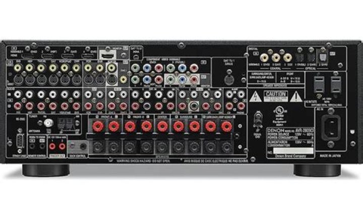 How many channels does a Denon AVR 2809ci have?