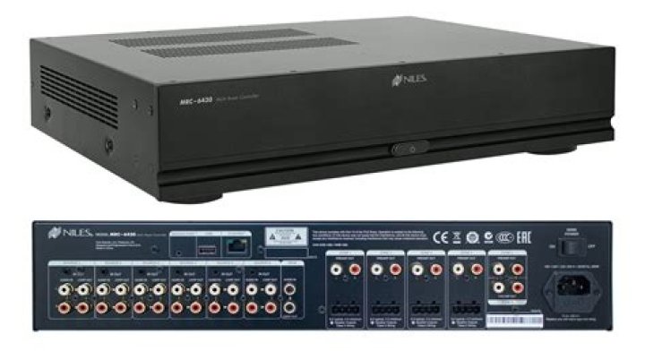 How many channels does Niles mrc-6430 audio controller work?
