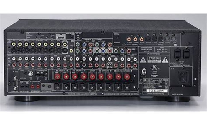 How many channels does the Denon AVR 2808ci have?