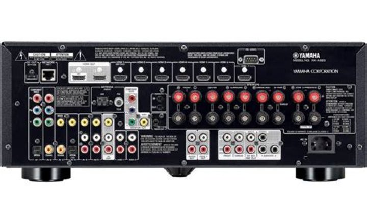 How many channels does the Yamaha rx-a820 have?