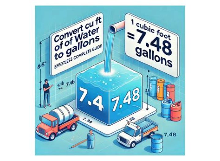 How many cubic feet is 8000 gallons of water?