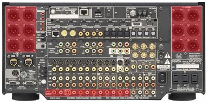 How many DACs are in a Denon avp-a1hdci surround processor?