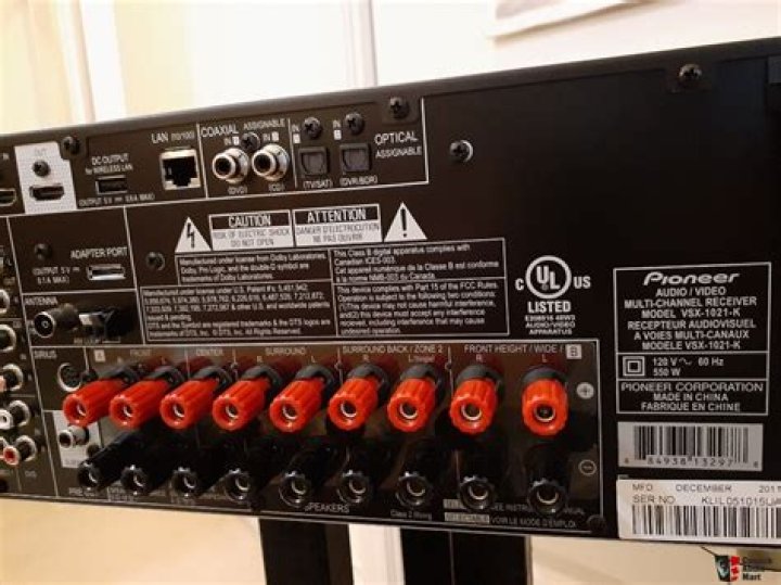 How many HDMI inputs does pioneer vsx-1021-k have?