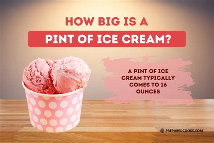 How many is a pint of ice cream?