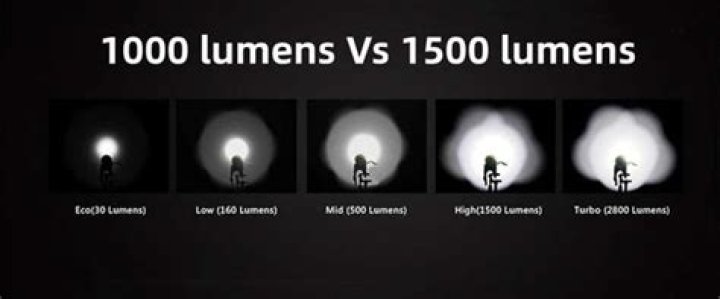 How many lumens is the RCA projector?