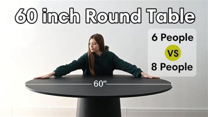 How many people can a 41 inch round table seat?