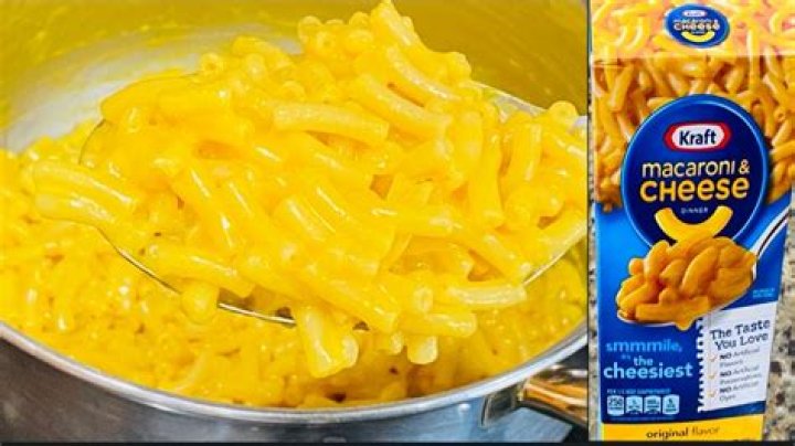 How many servings are in Kraft macaroni and cheese?