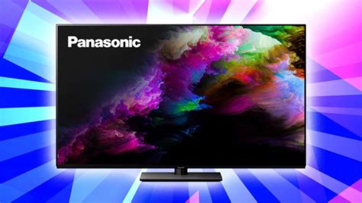 How many times does the power light blink on a Panasonic TV?