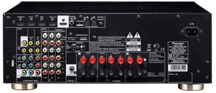 How many Watts Does the pioneer vsx-821 have?