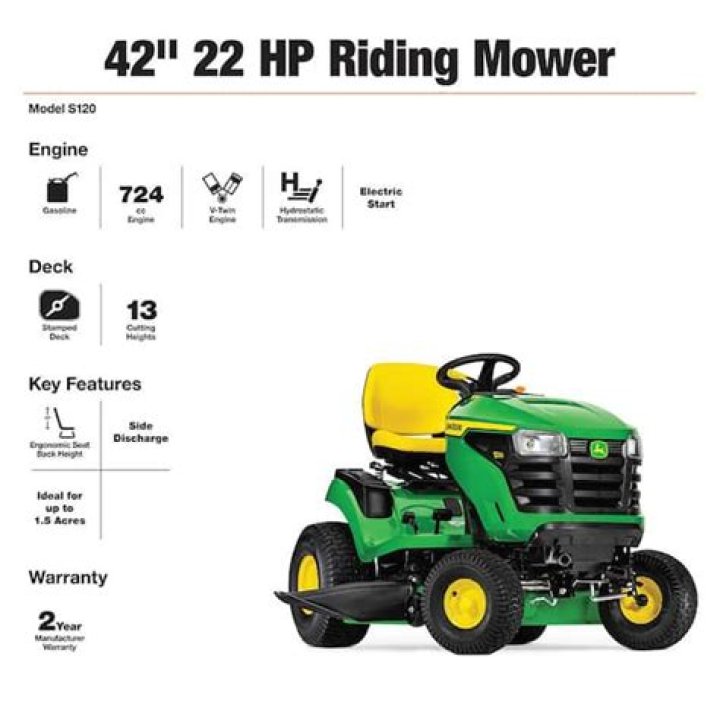 How much does a 42 inch riding lawn mower weigh?