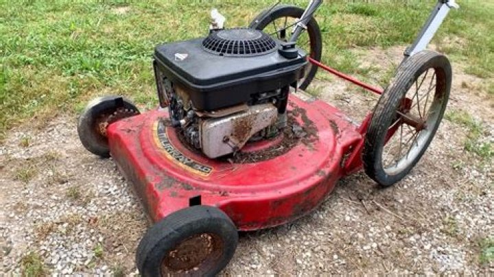How much does a vintage push mower cost?