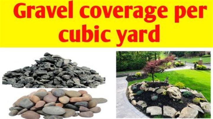 How much does a yard of gravel cover?