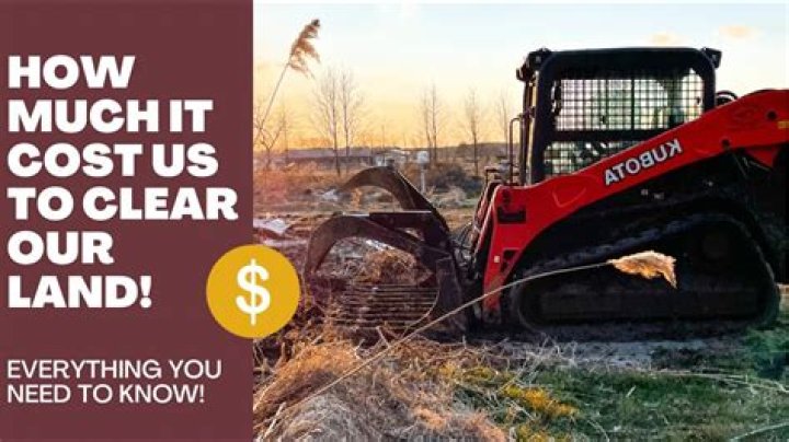 How much does it cost to clear an acre of brush?