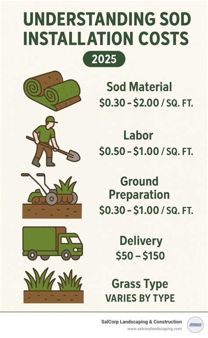 How much does sod cost in California?