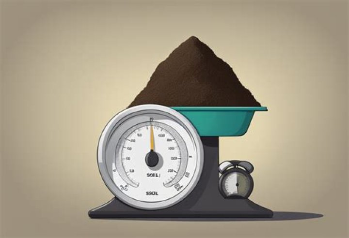 How much does soil weigh in kg?