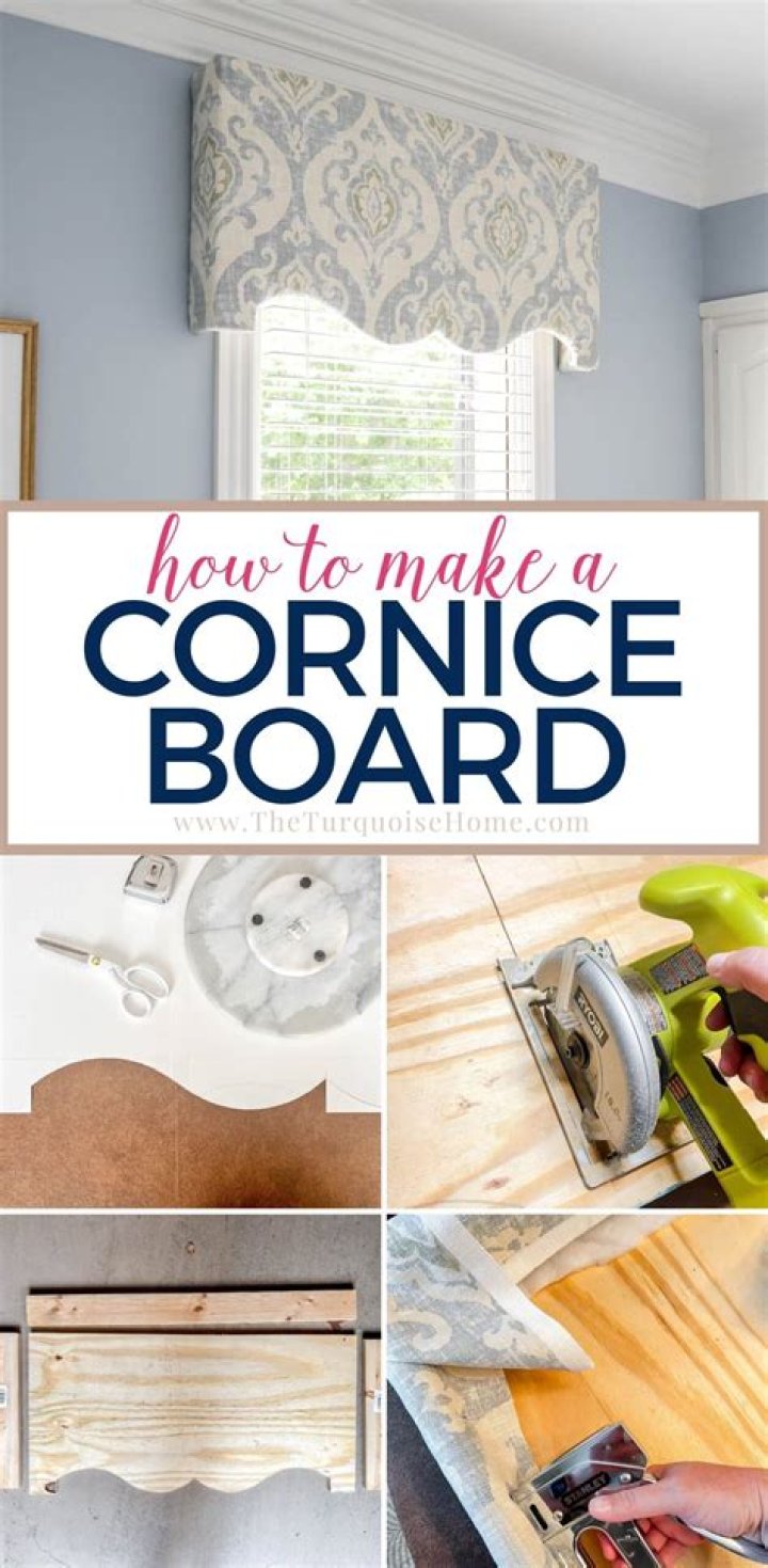 How much fabric do I need for a cornice board?
