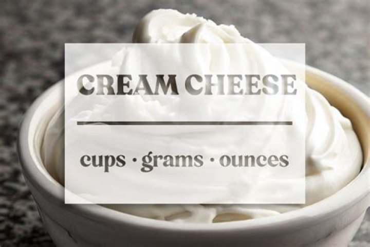 How much is 1lb cream cheese in grams?