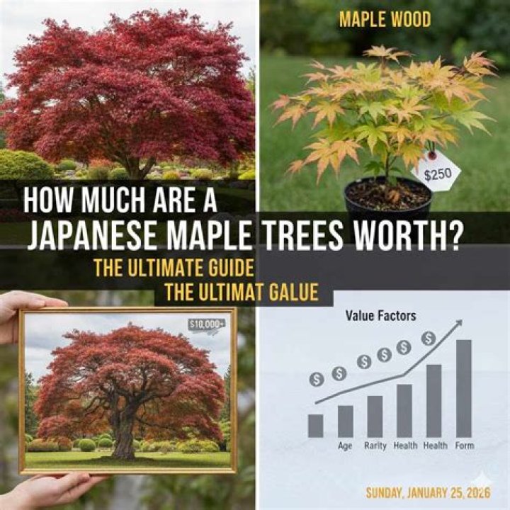 How much is an old maple tree worth?