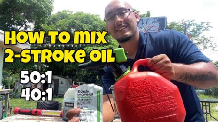 How much oil does it take to mix a 40 1?