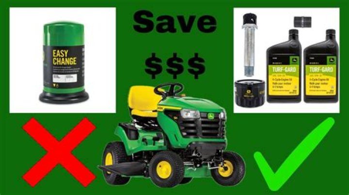 How often should you change the oil in a John Deere riding mower?
