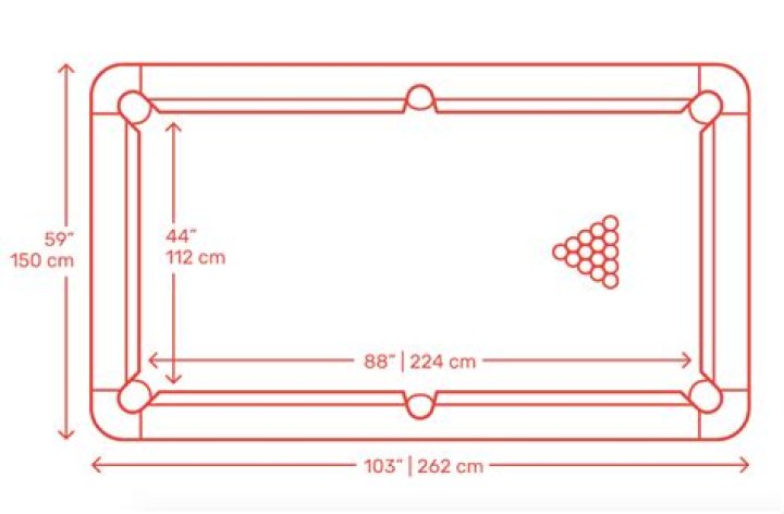 How tall is a regulation pool table?