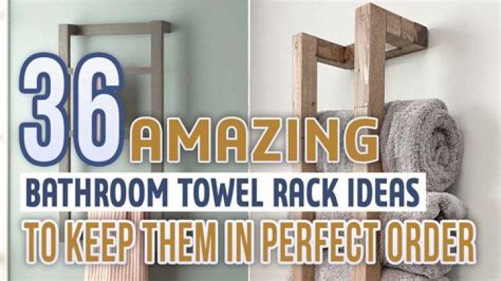 How tall should a towel rack be over a toilet?