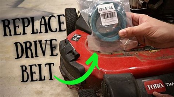 How to change drive belt on Toro Lawn Mower?