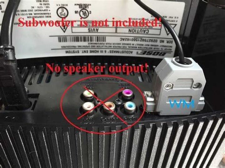 How to connect Bose speakers to Denon receiver?