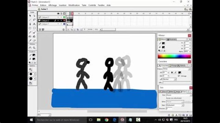 How to create an animation using Flash?